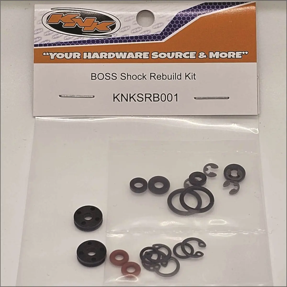 Team KNK KNKSRB001 Shock Rebuild Kit Pack, Farm Animal & Poultry Toy Shock Parts Kit