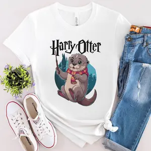 Harry Otter tee funny wizard shirt harry parody otter wizard design unique gift shirt otter graphic tee wizard themed tee
