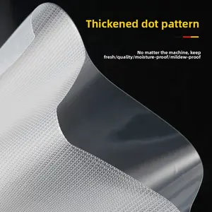 Food Vacuum Sealing Bags 100 Pieces, Net Pattern Thickened Air-Release Food Grade Compression Bag, Seal Storage Pouches