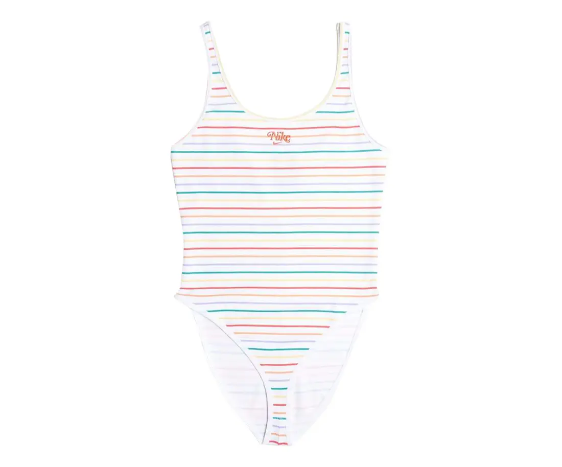 Nike Striped Bodysuit Womens Active Shirts & Tees