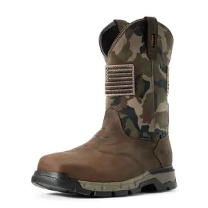 Men's Rebar Flex Patriot Waterproof Composite Toe Work Boots