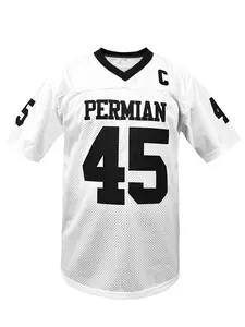 Boobie Miles Jersey, 45 Permian Friday Night Lights Football Jersey White Black S-XXXL Sport Outdoor Clothing Sports Top Outdoor Apparel