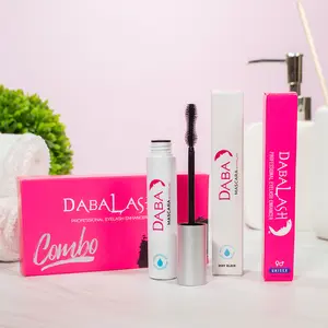 DABALASH Combo Waterproof Professional Eyelash & Brow Strengthener with Waterproof Mascara