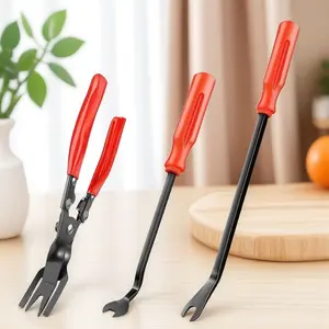 Professional Car Interior Trim Removal Tool Kit Multi-Purpose Auto Door Panel Remover Scratch-Proof Dashboard Console Tools Essential for Car Modification Repair with Anti-Slip Design High Value Auto Repair Tool Set