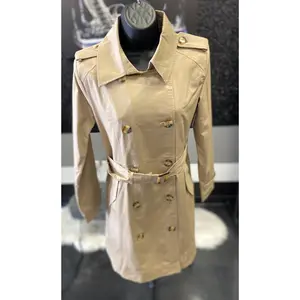 Khaki Peacoat Jacket