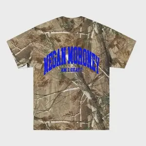Megan Moroney Am I Okay Camo Print Shirt 3D, Short Sleeve Unisex Top, Woods Hunting, Gift for Him, 3D T Shirt, Graphic Shirt