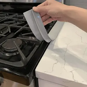 Silicone Furnace Gap Cover, Heat-Resistant Material, Easy Clean Protection Device, Seals Between Furnace Head & Table