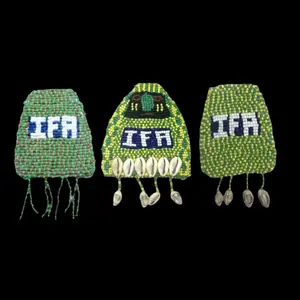 Handmade Ifá Eleke Necklace – Beaded Designs for Santería & Yoruba Tradition