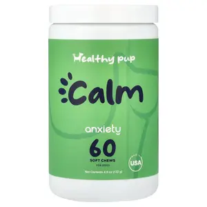 Healthy Pup Calm, Anxiety, For Dogs, 60 Soft Chews, 4.6 oz (132 g)