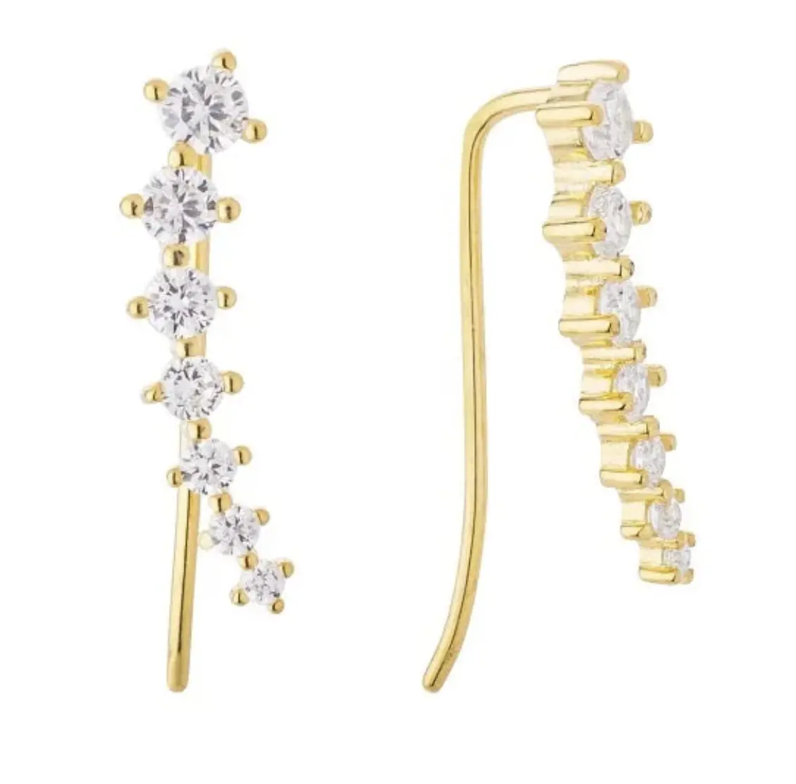 Desi CZ Ear Crawlers