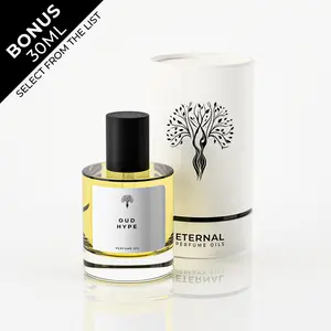 Eternal Perfume Oils – Oud Hype Perfume Oil for Men, Strong & Long-Lasting Scent | 50ml with Bonus 30ml Bottle of Your Choice