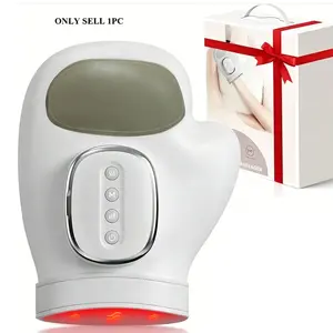 Portable Hand Massager with Heat Function & Compression Options, Wireless Adjustable 3 Modes for Carpal Tunnel Relief, Perfect Gift for Hand Relaxation Aid