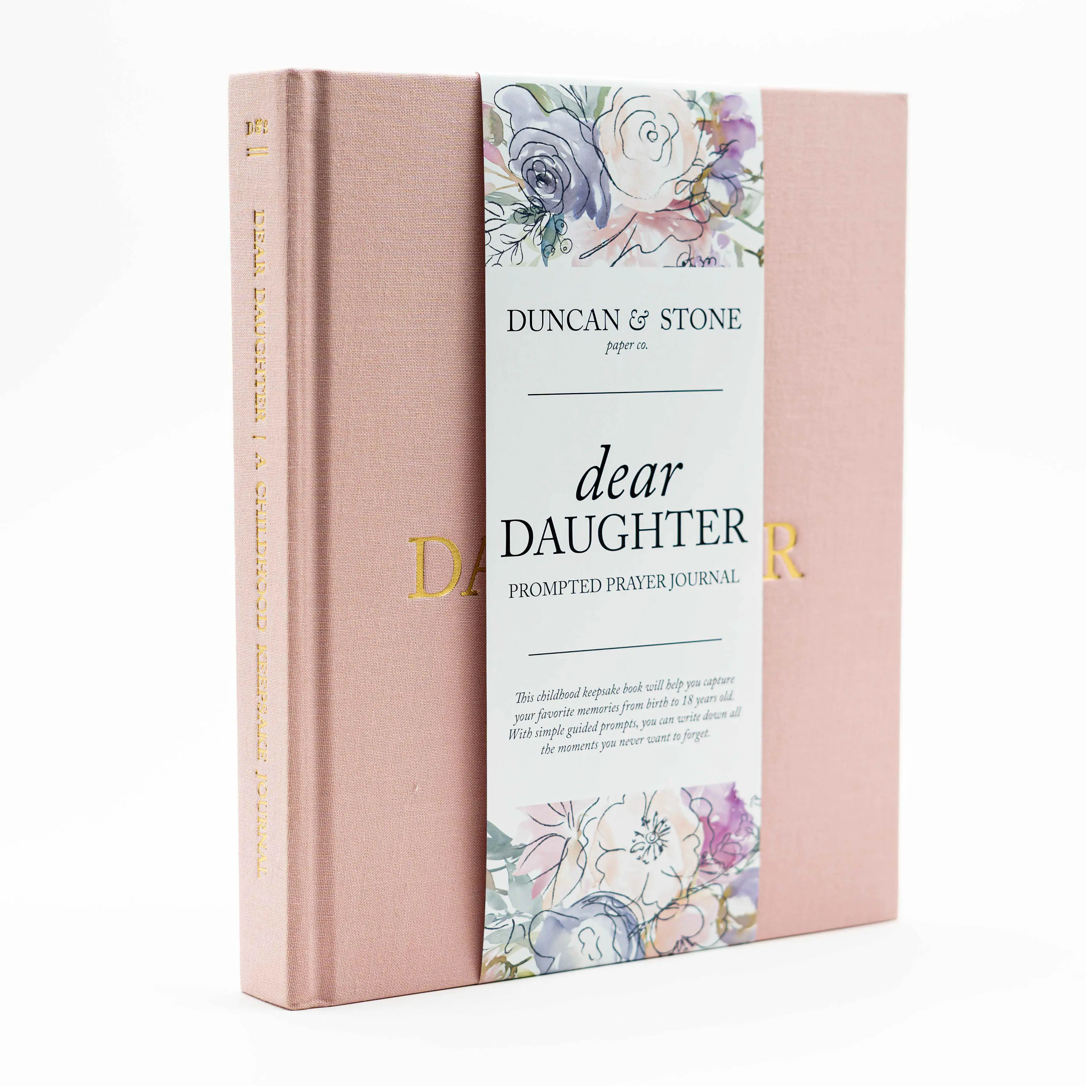 DUNCAN & STONE PAPER CO Dear Daughter Childhood Prayer Journal 230 Pages with Birth Story Photos Milestones Prayers School Photos Travel Diary Planner