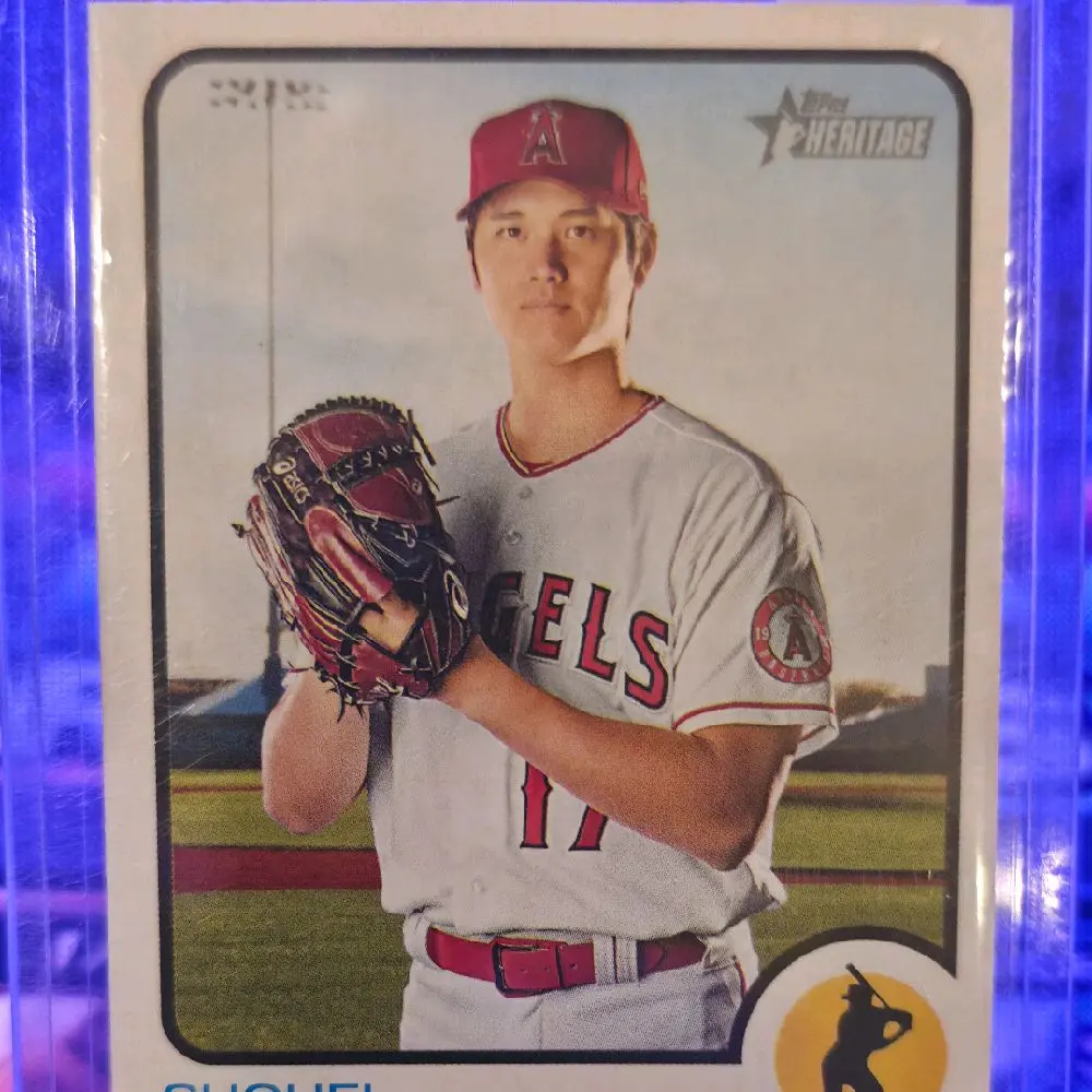 Shohei Ohtani Raw Sports Single Card, Topps Collectible Trading Card