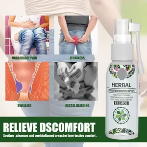 EELHOE Herbal Hemorrhoid Pain Relief Care Spray Gentle Care Nourishing Body Skin External Use Care Spray hemorrhoid cream hemorrhoid ointment massage hemorrhoid crema