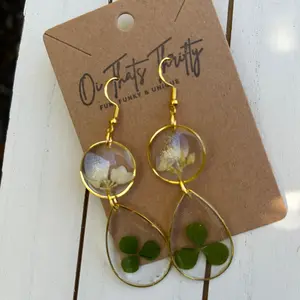 Lucky Hydrangea fashion earring
