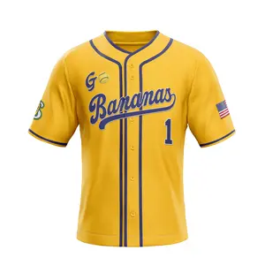 Mens Baseball Jersey Button Down Shirts Short Sleeve Hipster Hip Hop Sports Uniforms-The Entertaining Baseball Team from Savannah