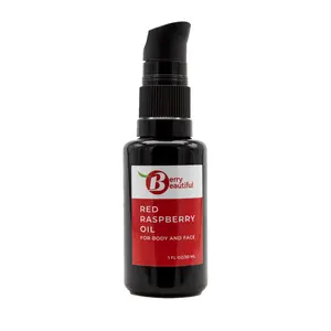 Berry Beautiful Red Raspberry Oil (1oz) - Cold-Pressed & Naturally Rich in Vitamin E + Beta-Carotenoids | Pure Skin Barrier Support | Non-Comedogenic Face Oil | Grown & Pressed in Washington State