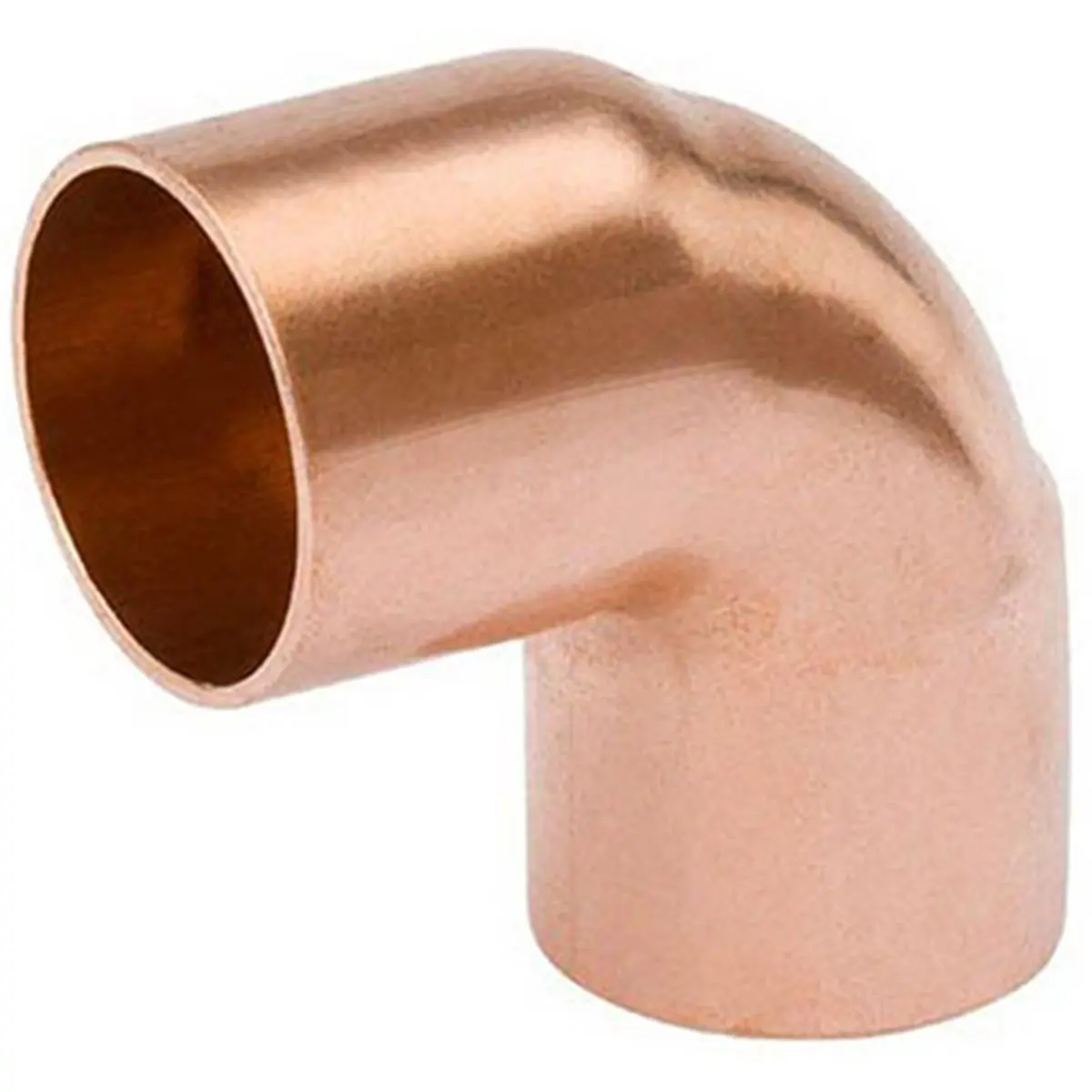 Mueller Fitting, Wrot Style Copper Elbow with 1.5 in. C x C Solder Connection for Plumbing Applications, W 62085, Copper Fittings, 90-Degree Elbow, Above-Ground Potable Water, Water Pipes, Nsf Certified, Inches, Elbow Fitting