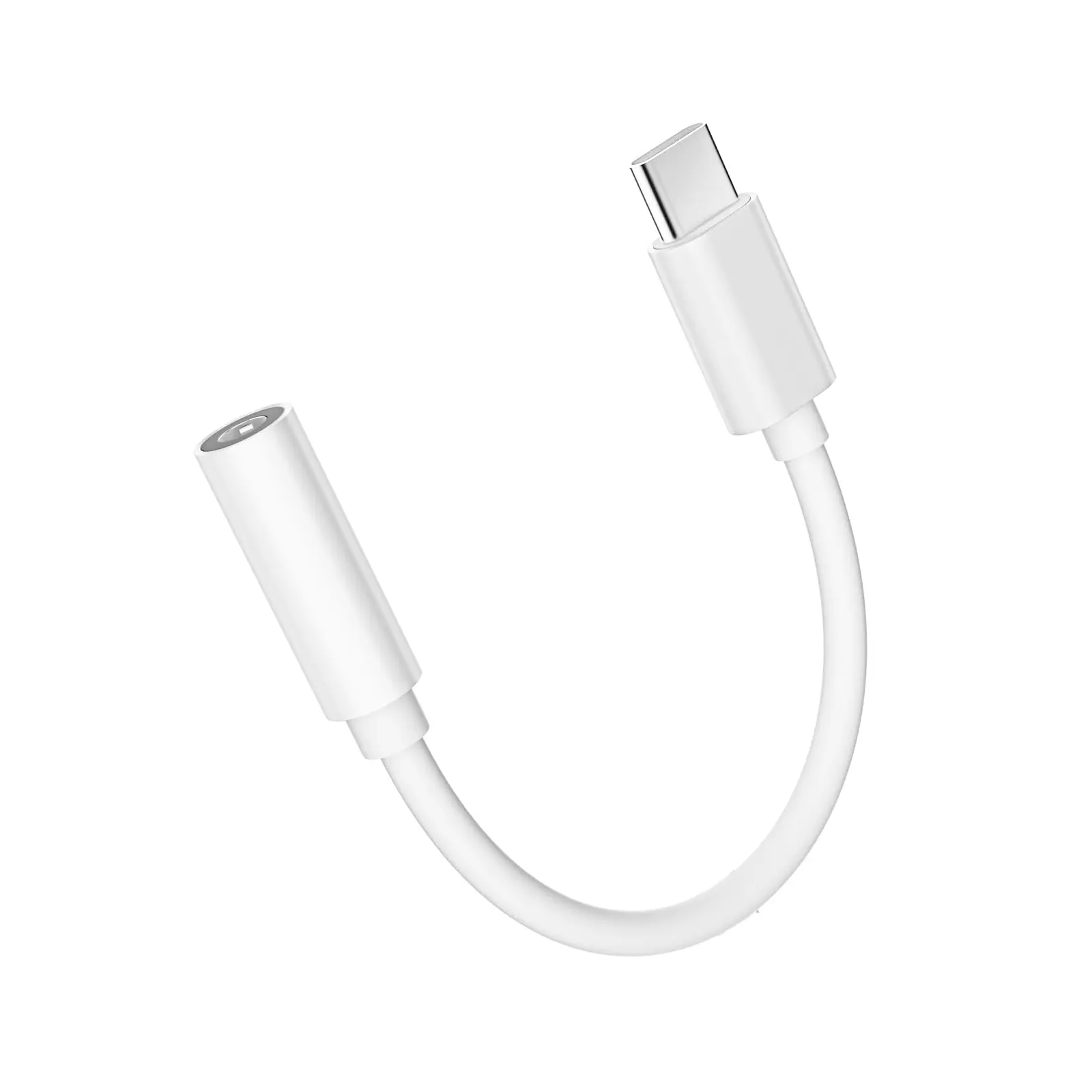 USB C to 3.5mm Audio Aux Port Adapter, Type-C to 3.5mm Car Stereo Headphone Cord, Audio Cable, Connect Car Aux Audio Headphone Jack Splitter, Type-C Port Phone Accessories for iPhone 16/15 Pro Max/Galaxy S24/S23/S22/S21/S20/Pixel 6/5