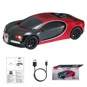 WSTER WS-660 Hypercar Bluetooth Replica Speaker with LED Starry-Sky Display, Portable with HD Sound, LED Party Light, TWS Pairing, FM/USB/TF Playback, Built-in Mic, Best Gift for Hypercar Lovers