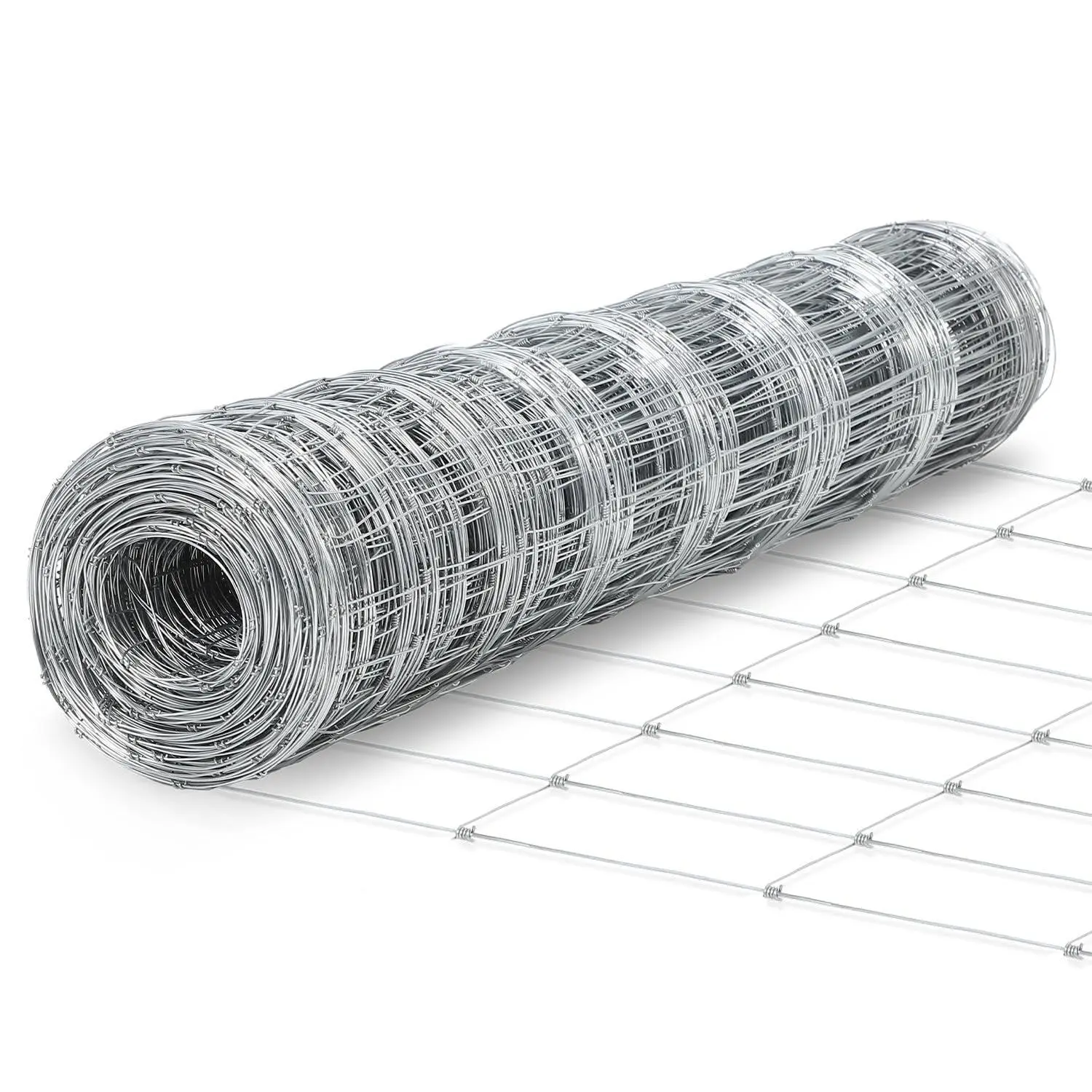 GARVEE 4FT x 328FTCattle Farm Fence, Heavy Duty Galvanized Wire Fencing for Goats, Sheep, Pigs, Deer, Corrosion Resistant Animal & Garden Fence