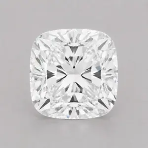 Lab-Grown Diamond Square Cushion, 3.27 ctw, E Color, VVS2 Clarity