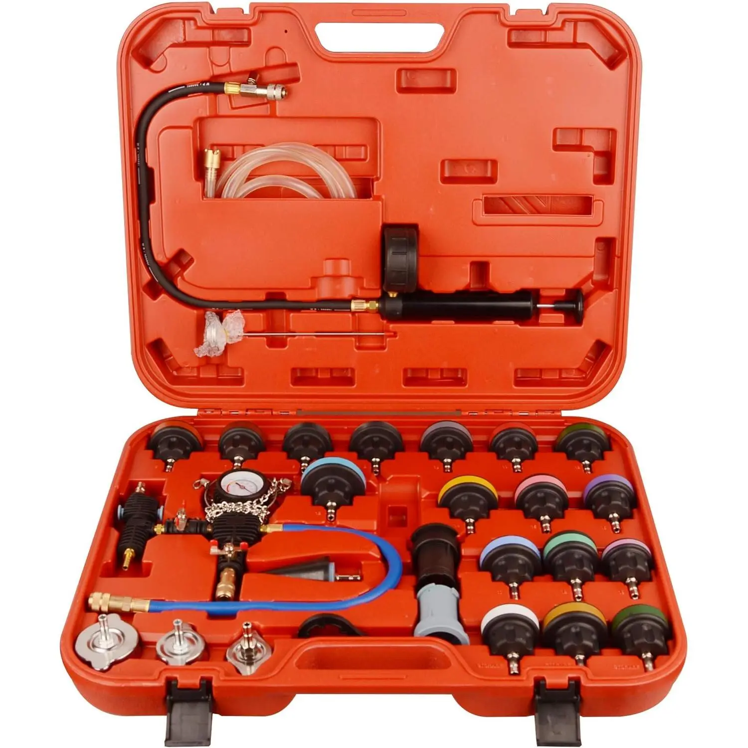 28 count Universal Radiator  Tester Kit, coolant  Tester kit coolant Vacuum Refill kit for Cooling System