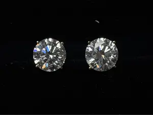 Lab Diamond Stud Earrings - Versatile Jewelry Accessories for Daily Wear