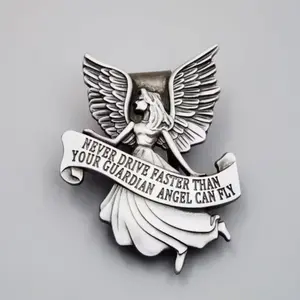 Stainless Steel Car Sun Visor Clip, Automotive Accessories - Perfect Gift for Safe Driving and Peace, Suitable for Both New and Experienced Drivers