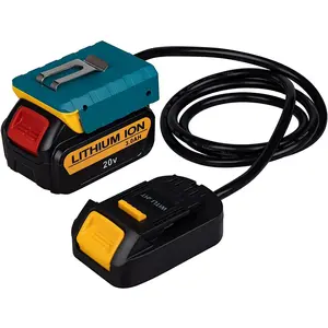 Adapter BAP18A-65165 light extension converter, lithium battery weight reducer compatible with Makita 14V 18V 20V, extension, wall battery holder