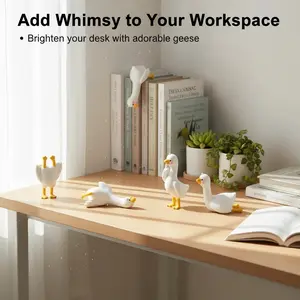 Cure Your Workspace! Large Goose Plush Toy, Perfect Birthday Gift for Best Friends, Adorable Desk Decoration