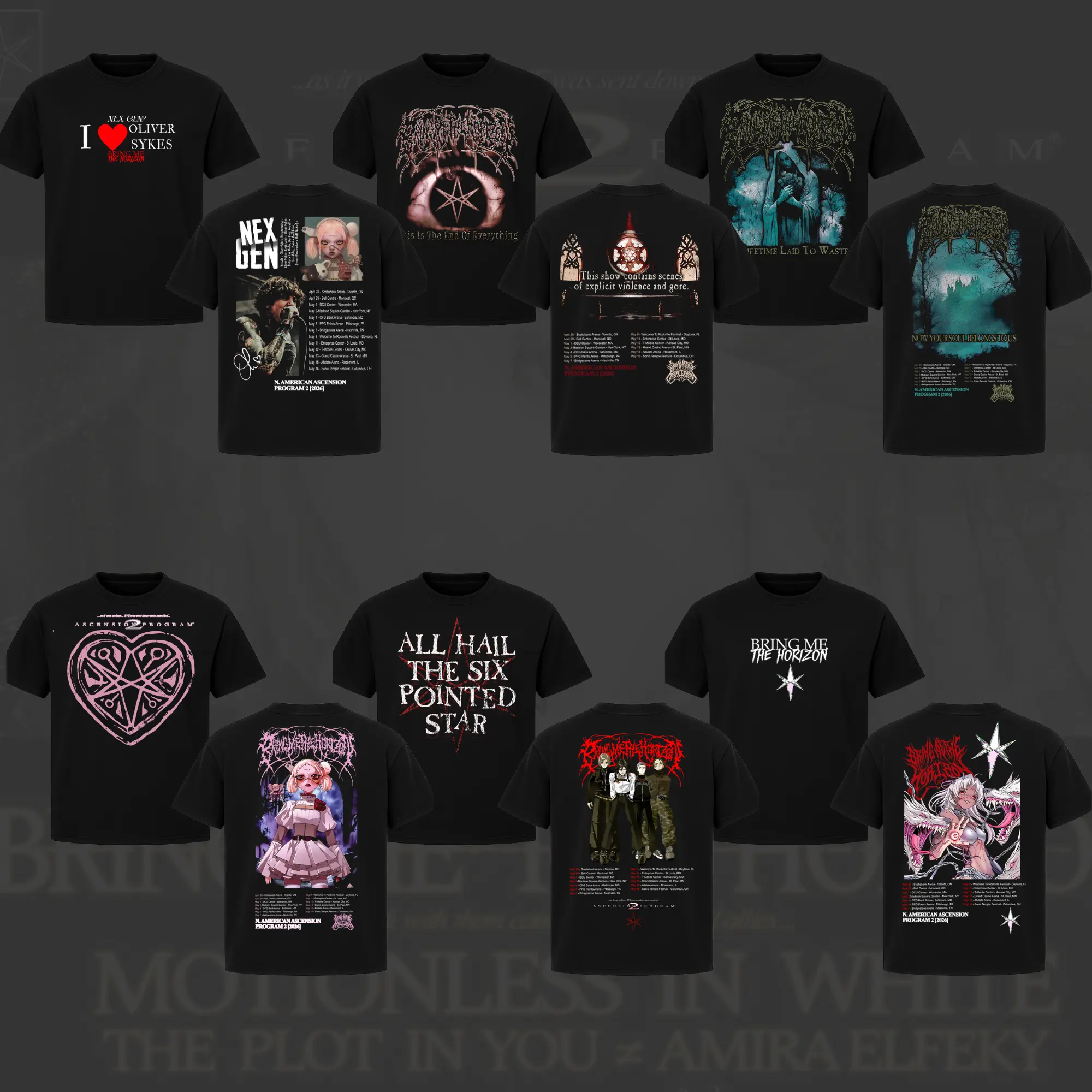 COLLECTION] Bring Me The Horizon North American Tour T-Shirt