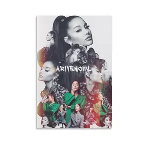 Ariana Grande Poster Picture Canvas Wall Art Print Home Room Decor