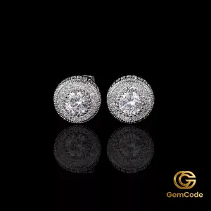 Rhinestone Decorated Ear Stud Earrings - Hiphop Style Costume Jewelry for Women, Daily Clothing Accessory, Chicago Birthday Gift
