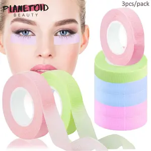 Eyelash Extension Tape, 3 Rolls/set Breathable Hole Eye Lashes Tape, Professional Makeup Tools for Women & Girls, Cosmetic, Eyelash Fixer Tools
