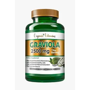 VITAMISAN Graviola Soursop, Natural Dietary Supplement. Leaf & Fruit Extract 120 Capsules Antioxidant, High Potency Capsules Made in The USA