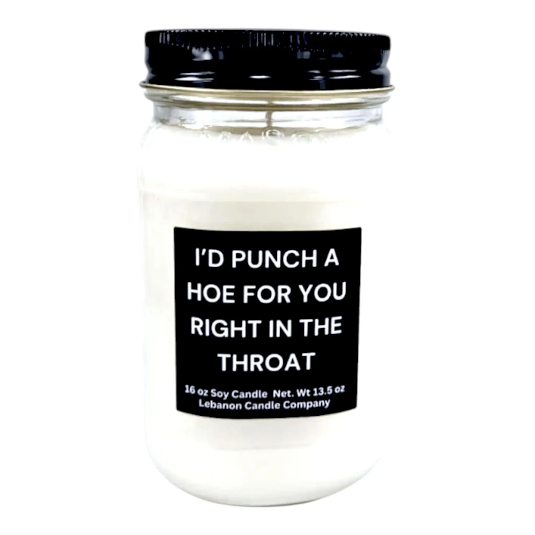 I'd Punch A Hoe For You Funny Best Friend Candle