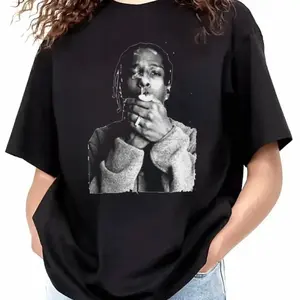 Hip Hop Graphic T-Shirt, Retro Rap Music Streetwear Tee, Vintage Urban Cotton Shirt, Rocky Style Tshirt