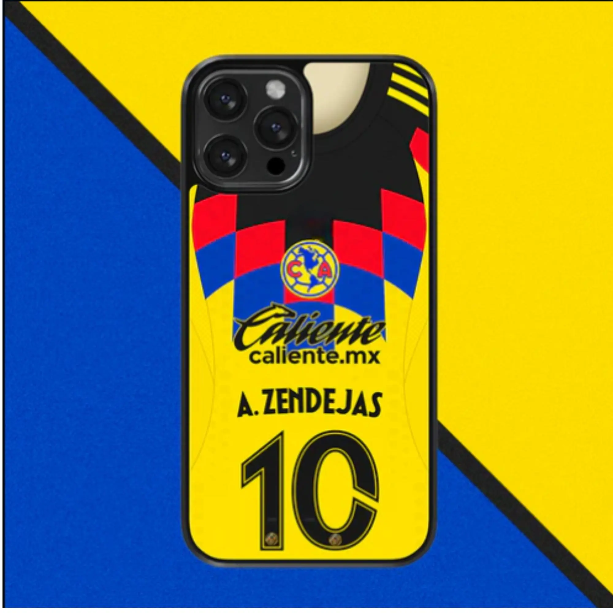 (iPhone 17 Promax) 2025 -26 Club America A. Zendejas #10 Phone Case For iphone 17 Promax, 16, 15, 14, 13, 12, 11, XS MAX, Football Lovers Phone case, Gift for him, Gift For Fan