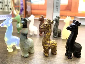 2''Crystal Giraffe,Hand Carved,Home Decoration,Crystal Healing,Crystal Animal,Home Decoration,Reiki Healing,Crystal Gifts,Spirit Animal