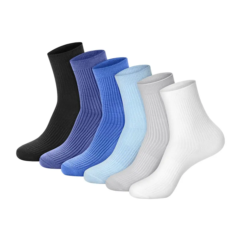 Hanes Originals Women’s Supersoft Crew Socks 6-pairs Women's Intimates Multi Pack Comfortable Fit Soft Stretch Fabric Breathable Hwsc6 Smooth Womenswear