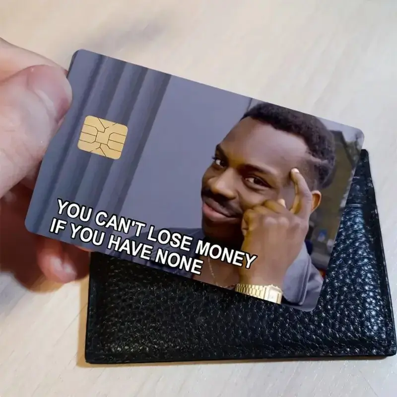 You Can’t Lose Money Card Skin Sticker, Funny Broke Humor Wallet Decal, Meme Debit Credit Card Cover Gift