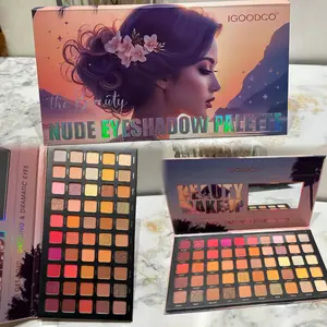 50-color sunset beauty pattern eyeshadow palette, matte and pearlescent multi-color makeup palette, new multi-color hot-selling women's makeup eyeshadow foundation, makeup palette