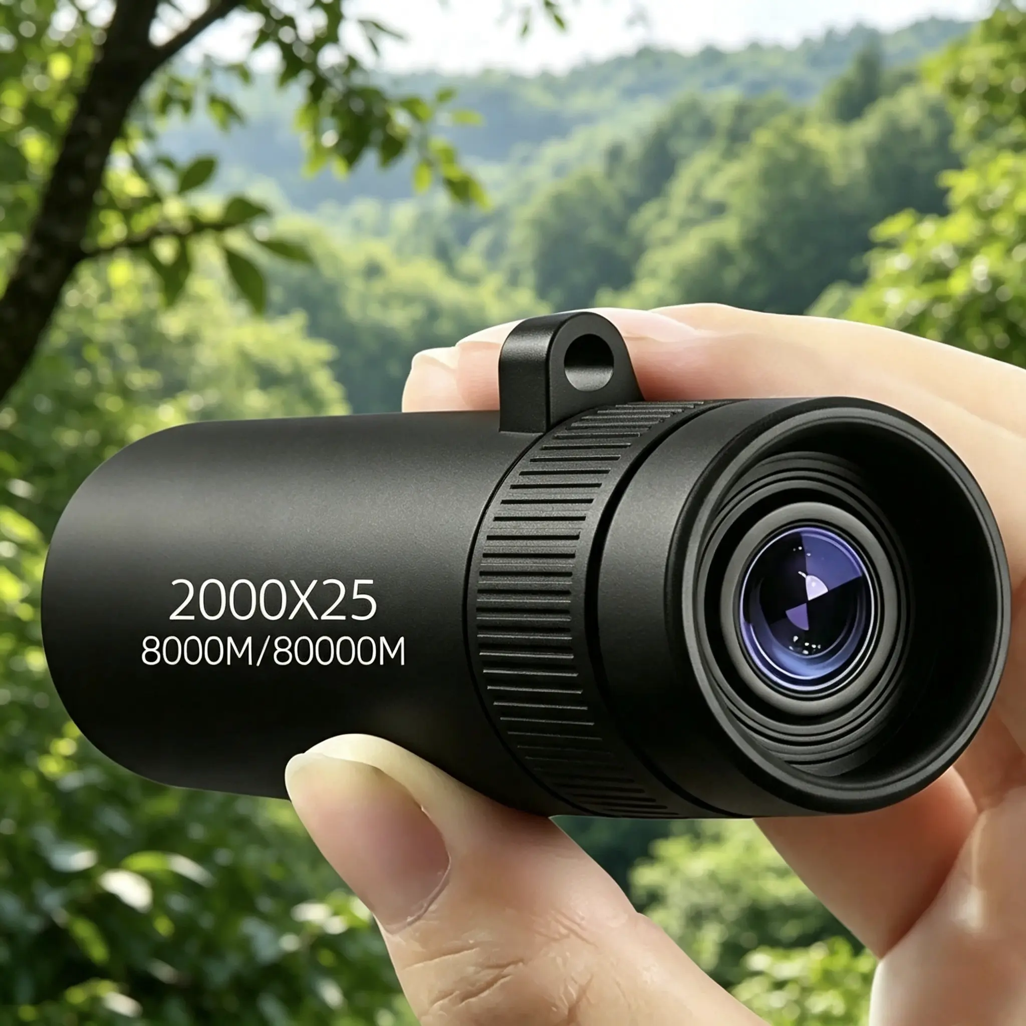 Mini Monocular Telescope for Sporting Events Camping Concerts,Black Upgrade