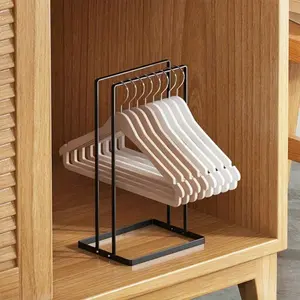 3PCS Space Saving Clothes Hanger Stacking Racks, Stainless Steel Wall Mounted Garment Organizer with Heavy Duty Detachable Vertical Design, Ideal for Small Bedroom Closet and Home Storage