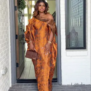 Anika regal dress a statement unique and elegant floral off shoulder maxi dress for special occasion