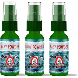 Blunteffects Blunt Effects 100% concentrated Air Freshener Car/Home Oder Neutralizing Spray (3 Pack) [Choose The Scent] (Baby Powder)