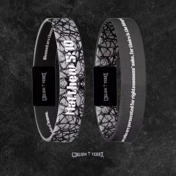 Caelum Terra Bible NFC Tag Wristbands - Casual Unisex Bracelet with Weekly Prayer Points, Sermon Videos & Bible Verse