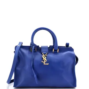 Pre-owned Yves Saint Laurent Leather Top Handle Bags Saint Laurent Monogram Cabas Small by Rebag